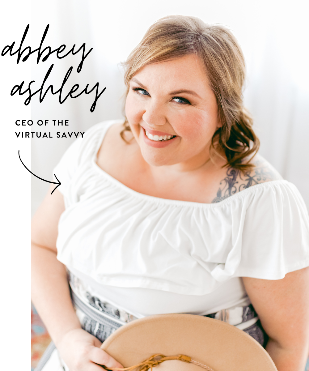 Abbey Ashley CEO of The Virtual Savvy